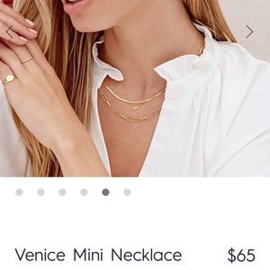 Gorjana venice mini necklace NWT